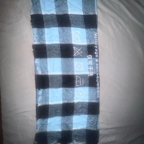Unisex Acne Studios Stockholm Checked Wool Logo Scarf Made in Italy - Picture 4 of 10
